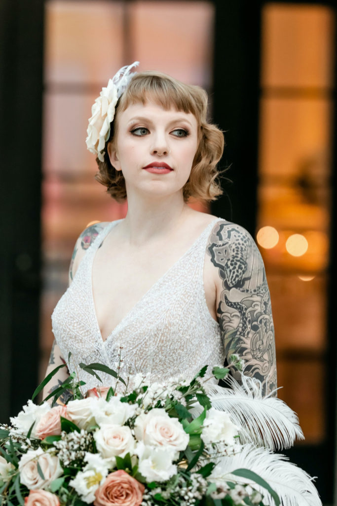 Roaring 20s Bridal Hair + Makeup