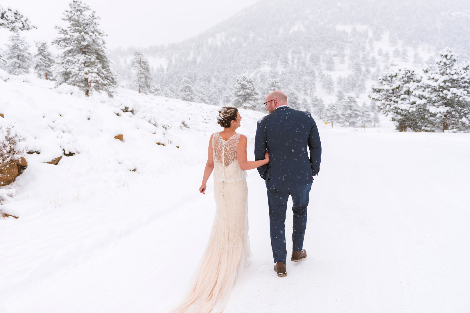 Rocky Mountain National Park Winter Wedding Elopment