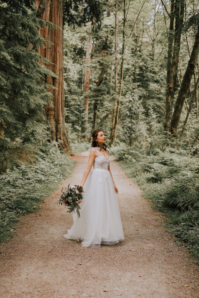 Romantic Bridal Gown Vancouver Wedding