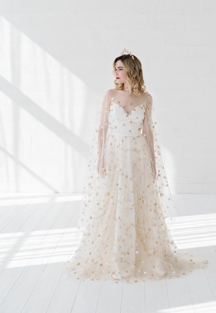 Sparkly Celestial Wedding gown | Estelle