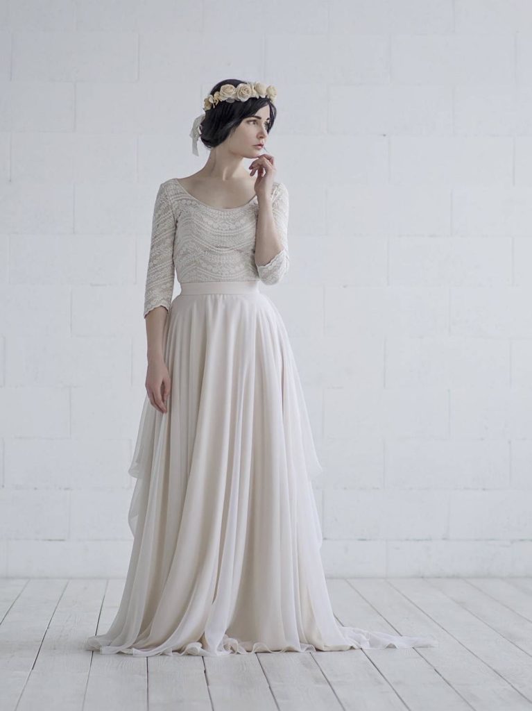 Romantic Long Sleeve Wedding Gown | Maegan