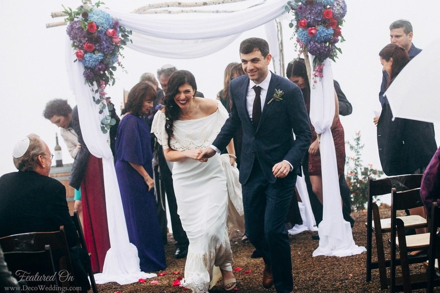 Romantic Rainy California Wedding