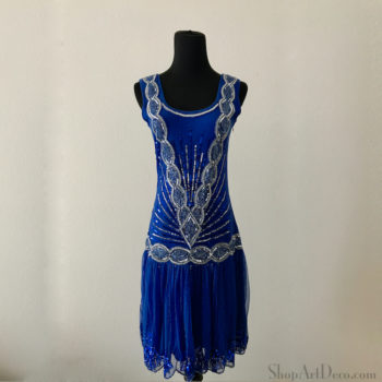 Royal Blue Flapper Dress