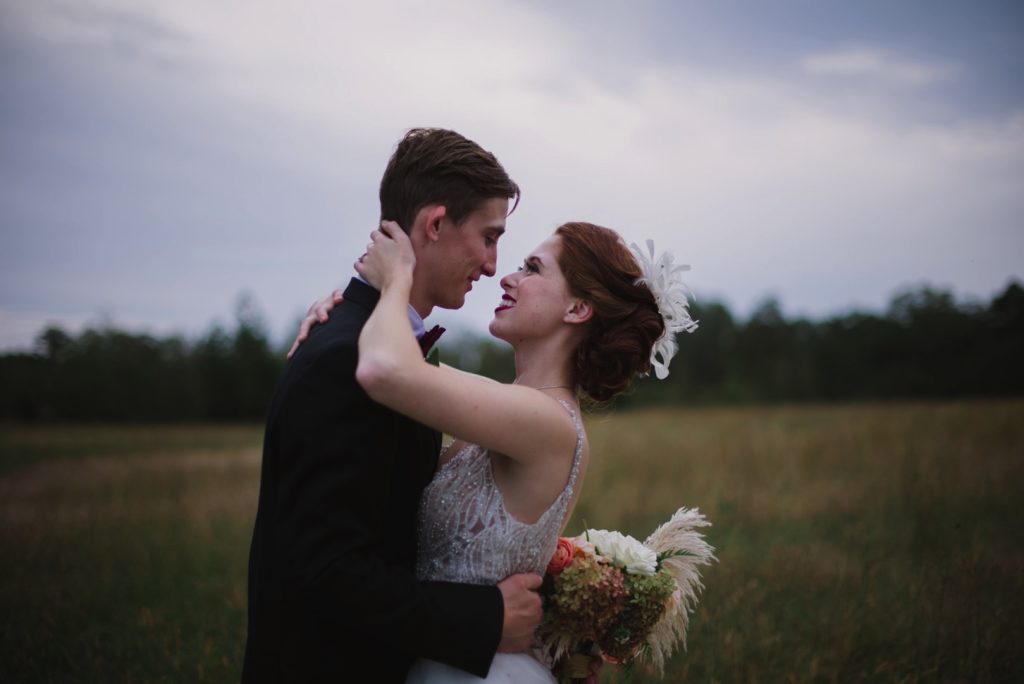 Rustic 1920s Wedding Style Bride + Groom