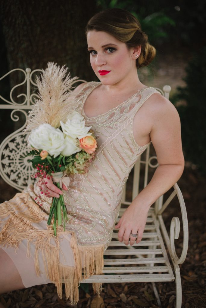 Rustic Gatsby Bridesmaid Style