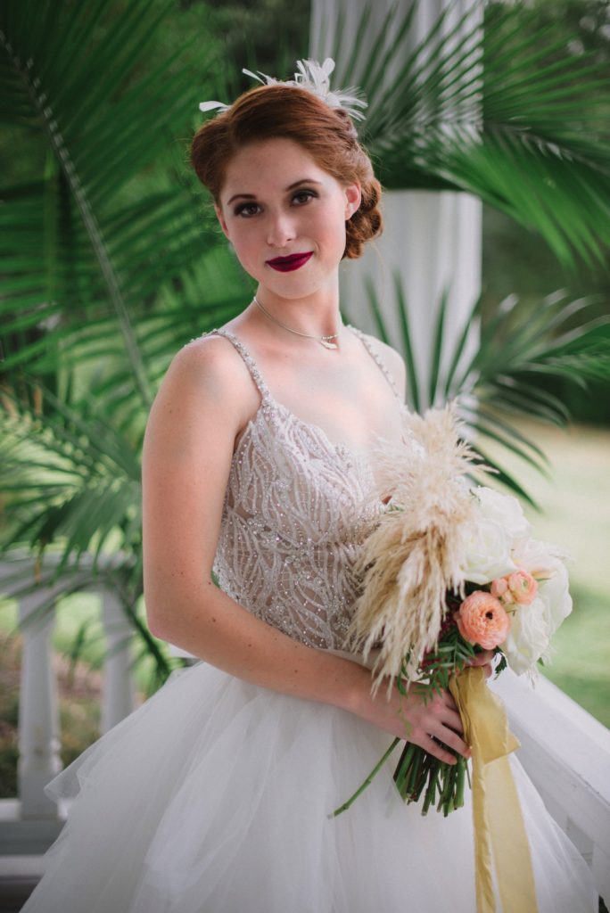 Rustic Gatsby Wedding Bridal Bouquet