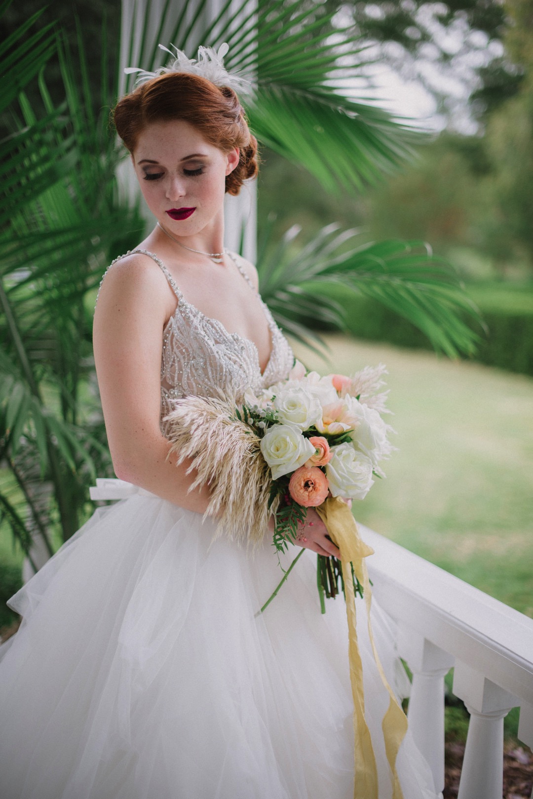 Rustic Gatsby Wedding Inspiration | Bridal Bouquet