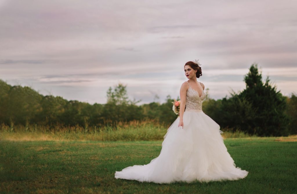 Rustic Gatsby Wedding Inspiration Bride