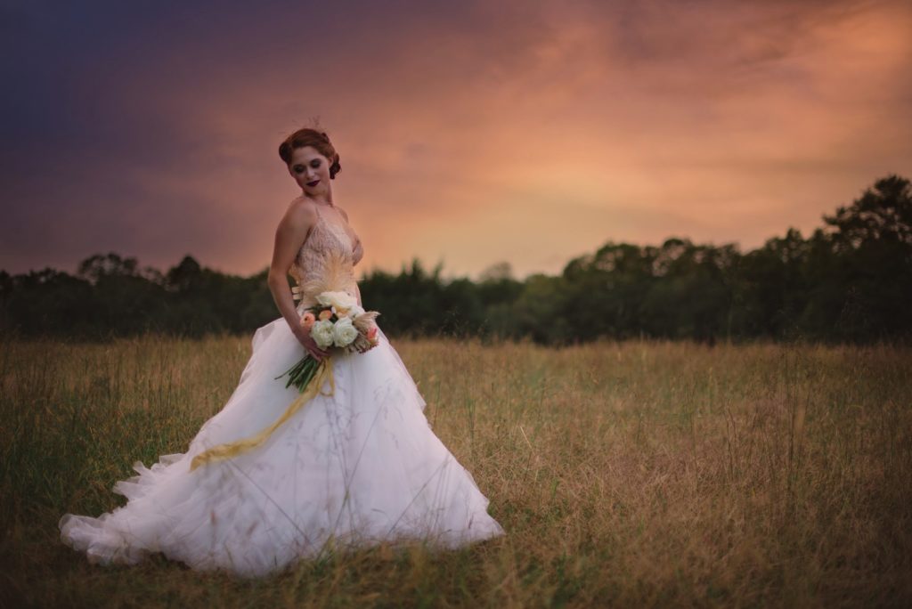 Rustic Gatsby Wedding Inspiration Sunset