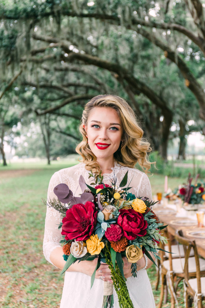 Rustic Vintage Wedding Bridal Bouquet