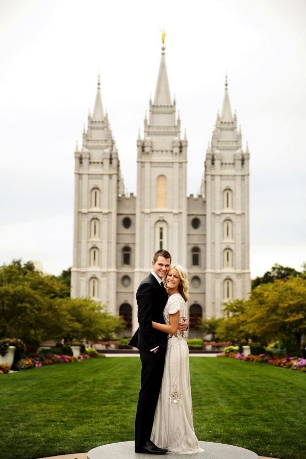 Salt Lake City LDS Temple Wedding