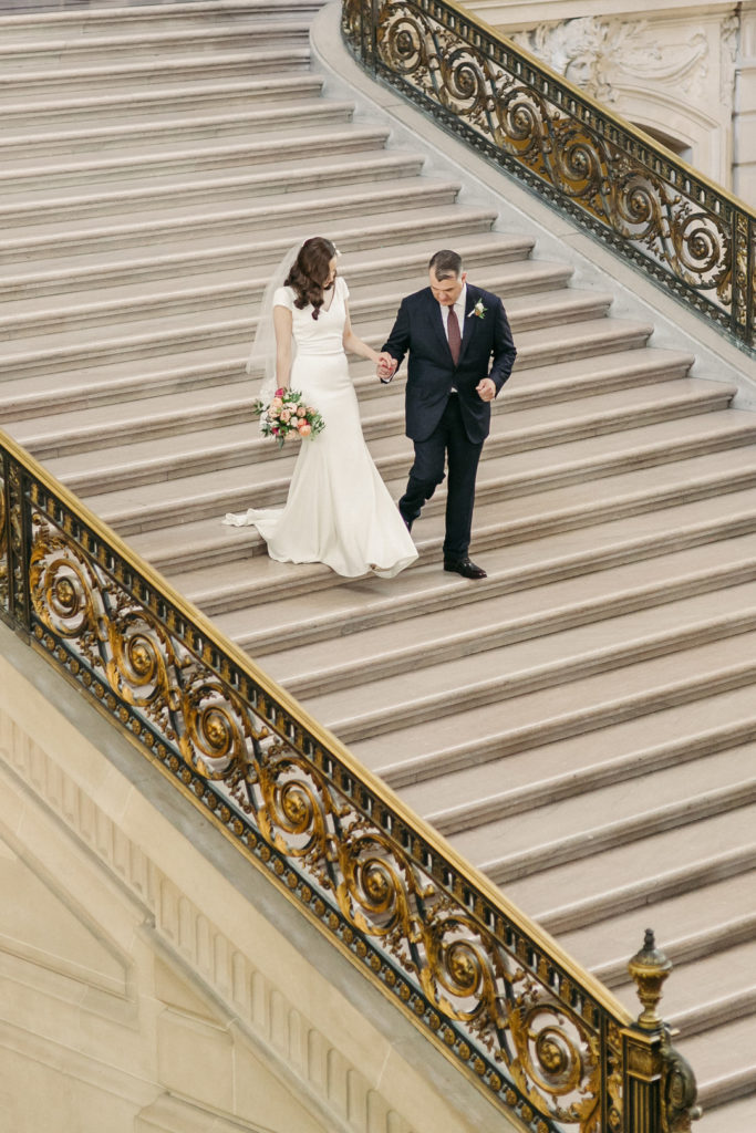 San Francisco City Hall Wedding | Vintage Style