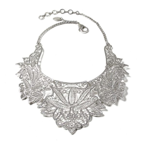 Silver Art Deco Necklace