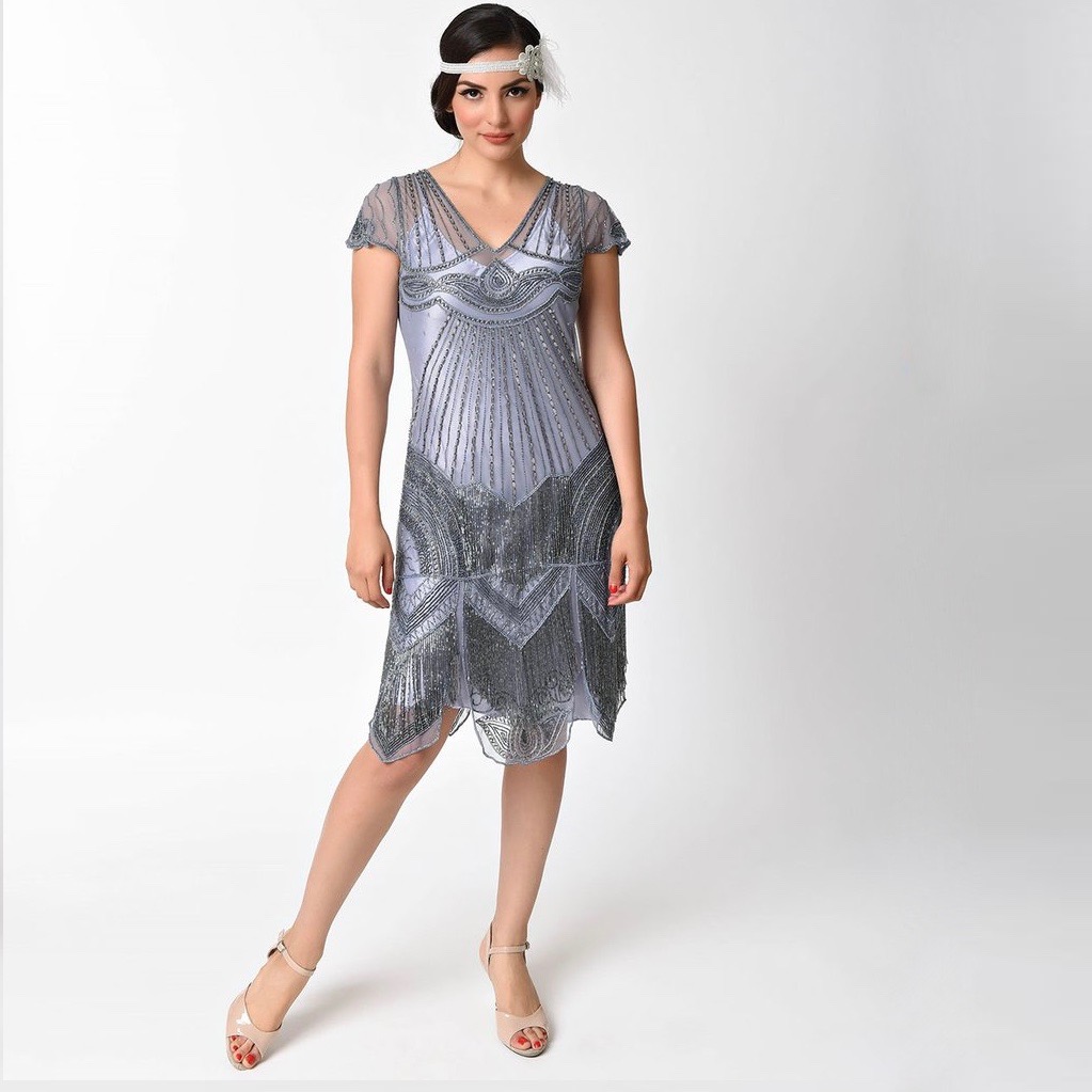 modern flapper dress