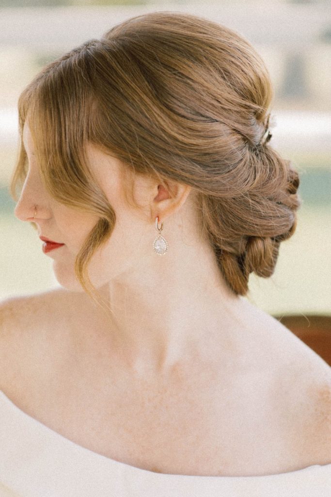 Simple Bridal Updo