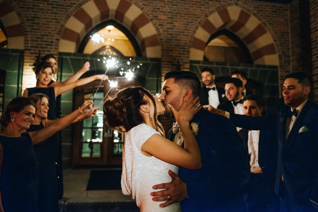 Sparkler Sendoff | Chicago Winter Wedding