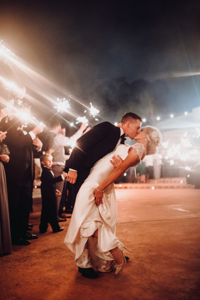 Sparklers 1920s Inspired Texas Wedding