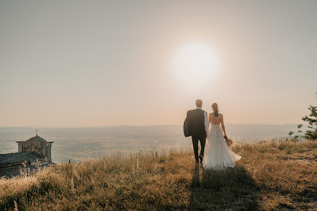 Sunset Wedding in Tuscany