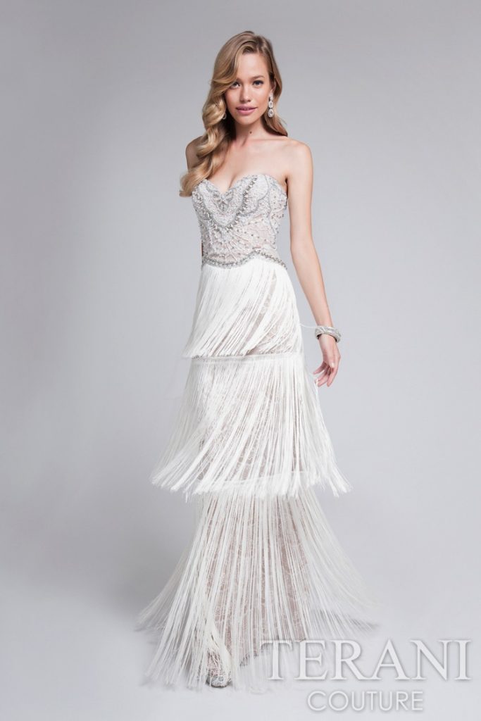 Terani Fringe Wedding Gown