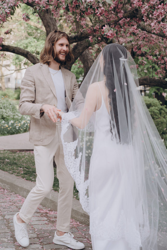 Toronto Elopement | Bride Groom First Look
