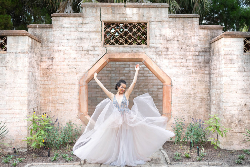 Vintage Wedding Gown | Citrus Grove Wedding