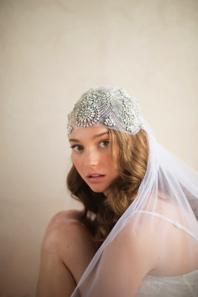 Vintage 1920s Cap Veil