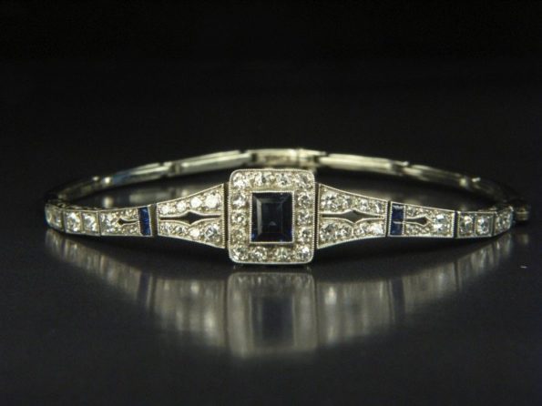 Vintage 1920s Sapphire Bracelet