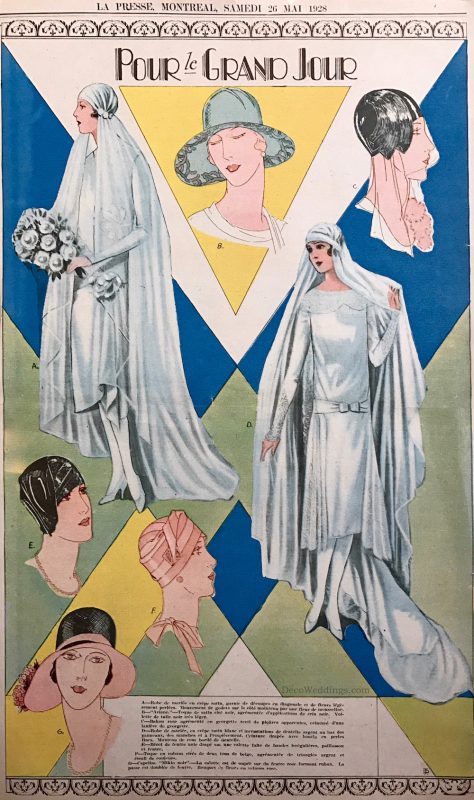 Vintage 1920s Wedding Dress Ad