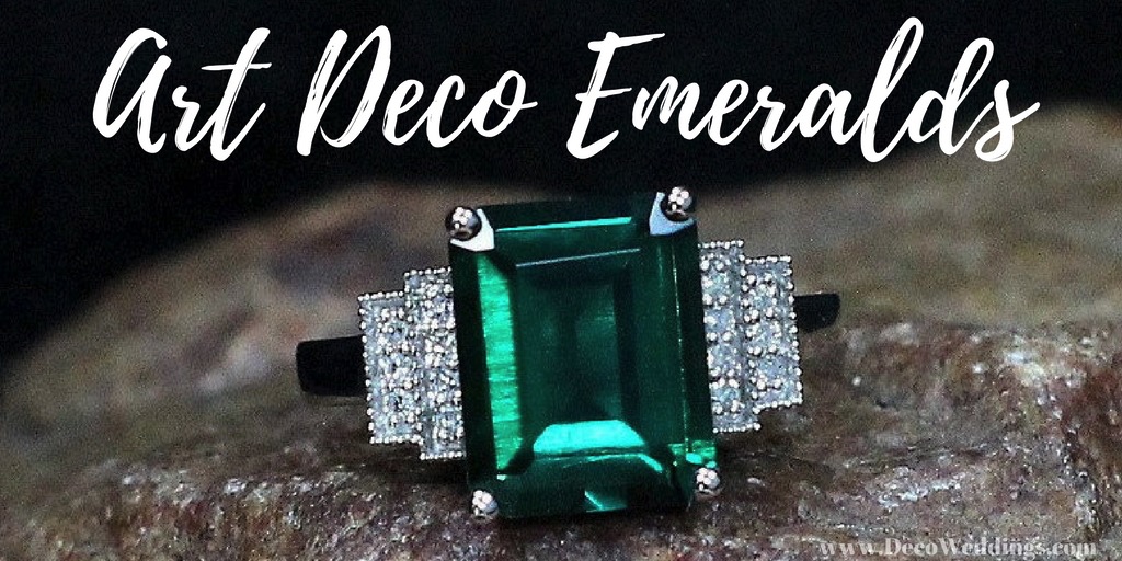 Vintage Art Deco Emerald Jewelry | May Birthstone