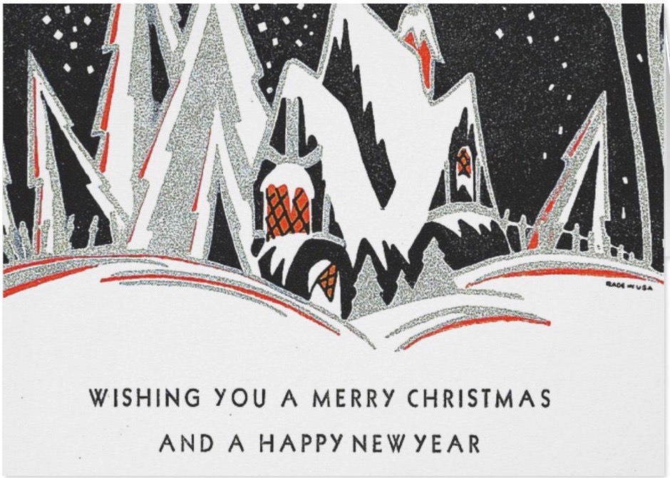 Art Deco Holiday Cards The Deco Shop