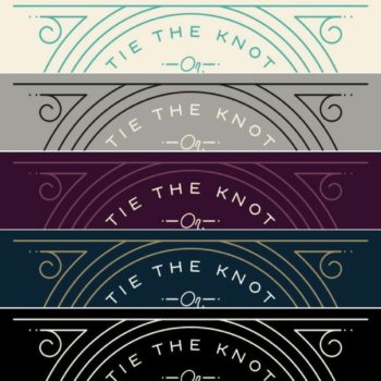 Vintage Art Nouveau Invitation Colors