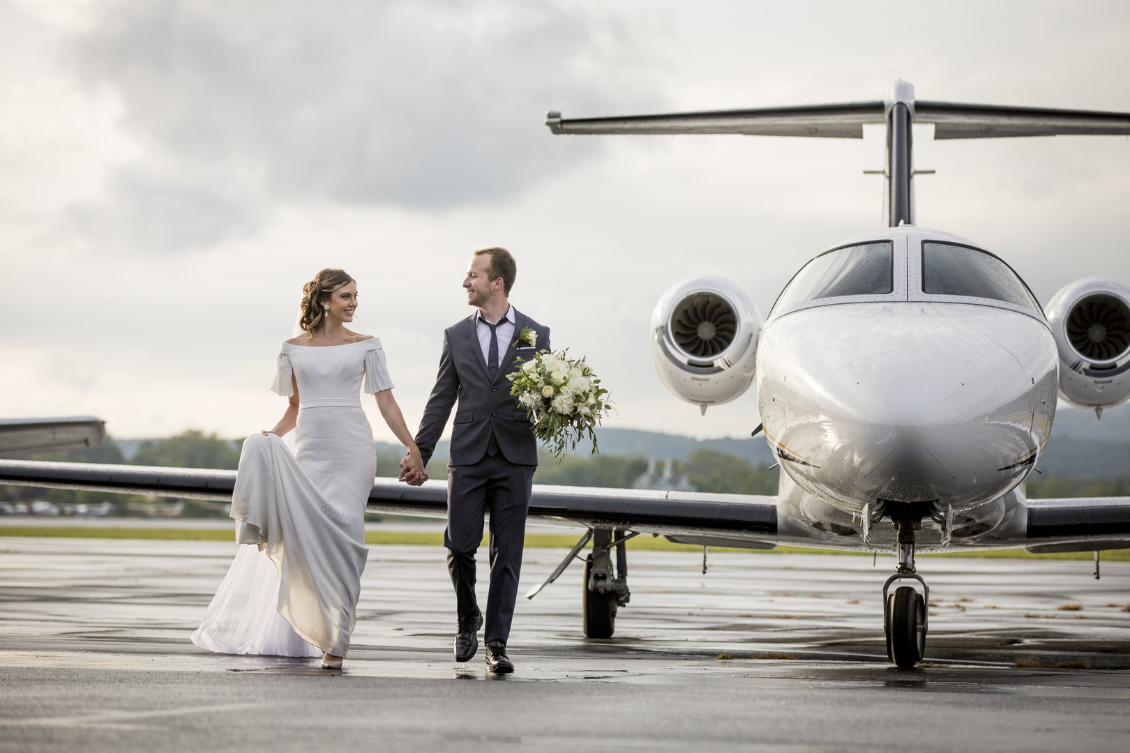 Vintage Aviation Theme Wedding Inspiration