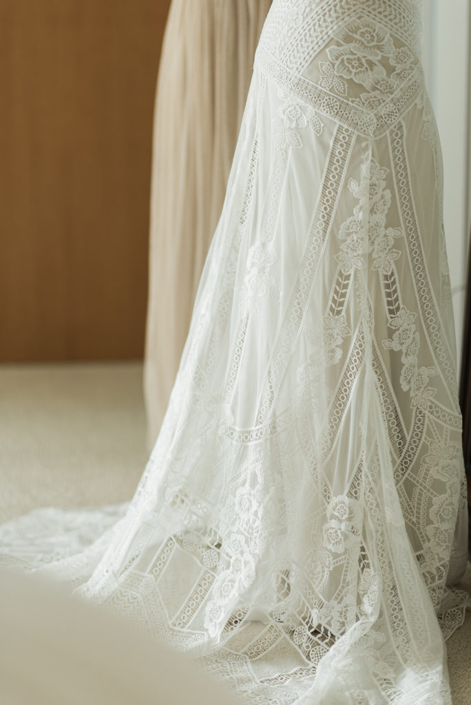 Vintage Boho Summer Wedding Gown