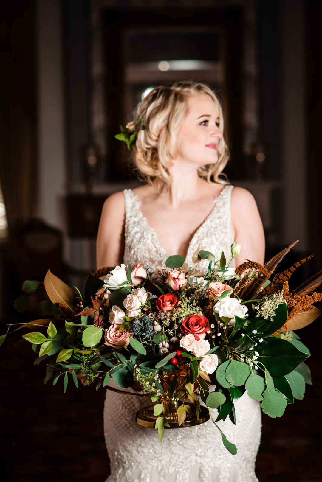 Vintage Bouquet | Intimate 1920s Style Wedding