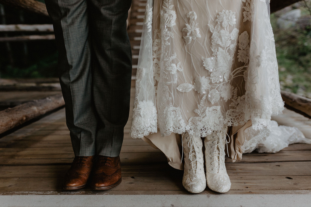 Vintage Bridal Boots