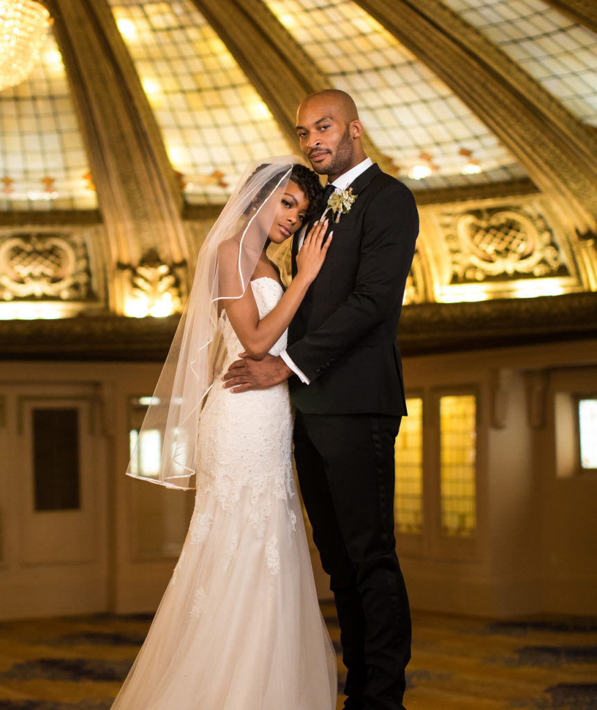 Vintage Bride + Groom | Arctic Club Seattle