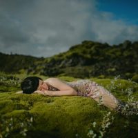 Vintage Bride Outdoors