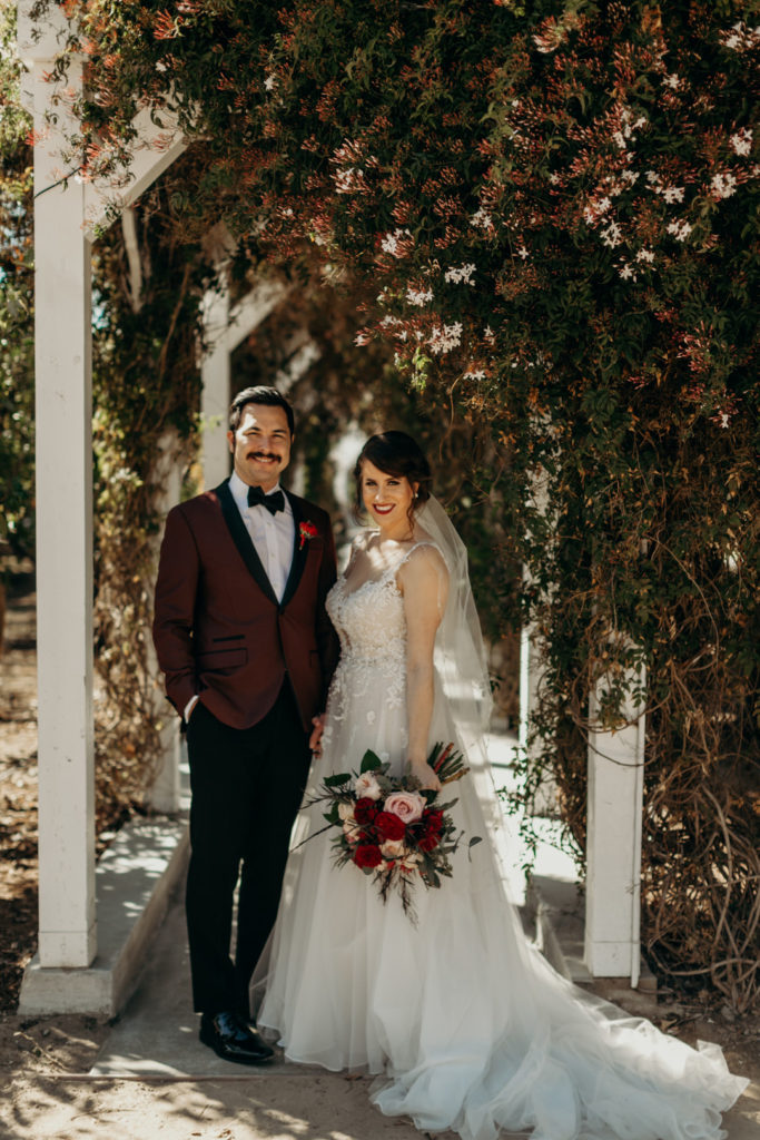 Vintage California Winter Wedding | Bridal Portait