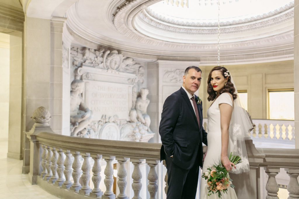 Vintage City Hall Wedding San Francisco