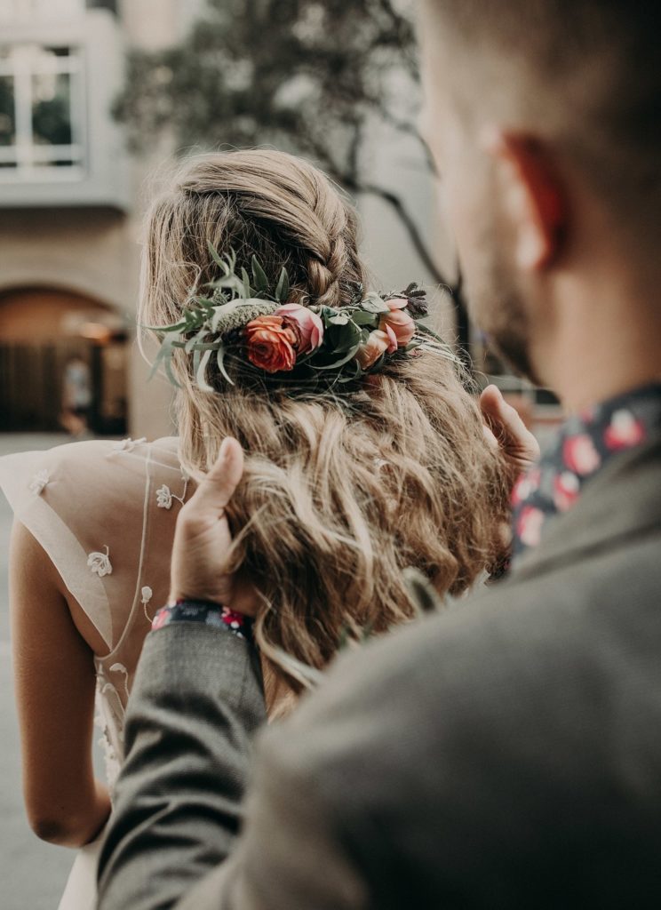 Vintage City Wedding | Boho Bridal Hair