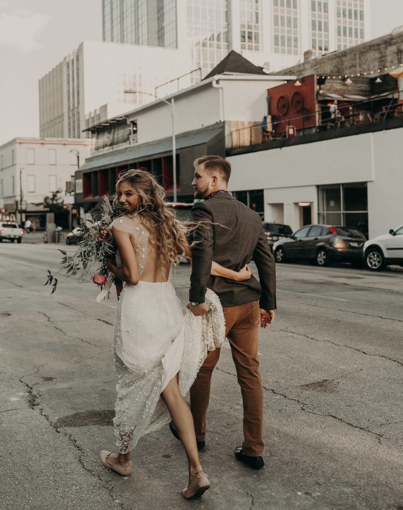 Vintage City Wedding | Urban Boho Style