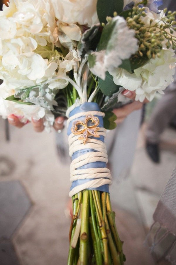 Vintage DIY Florida Wedding Bridal Bouquet
