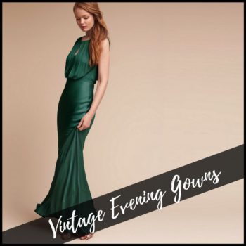 Vintage Style Evening Gowns