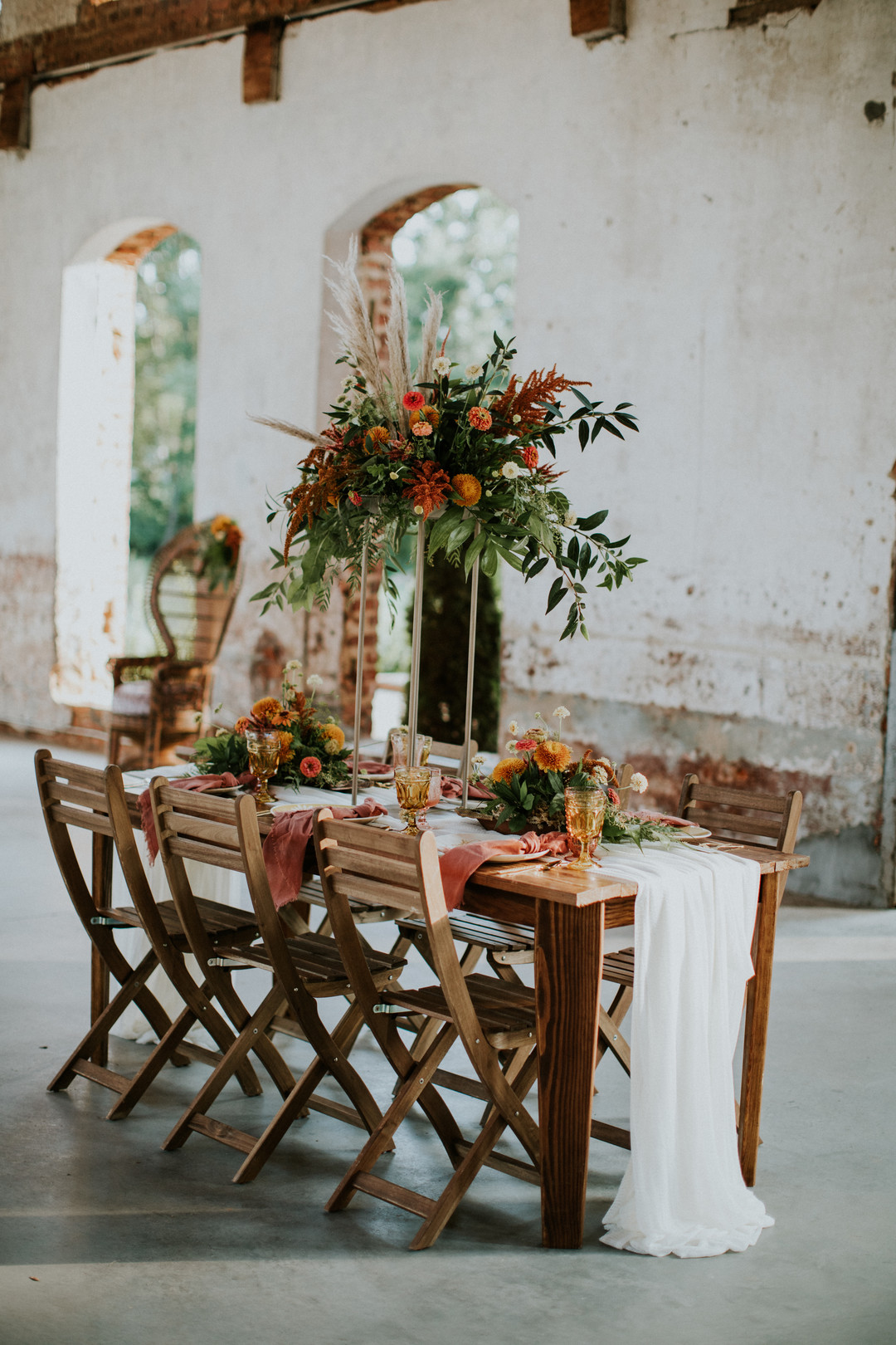 Vintage Fall Wedding Table