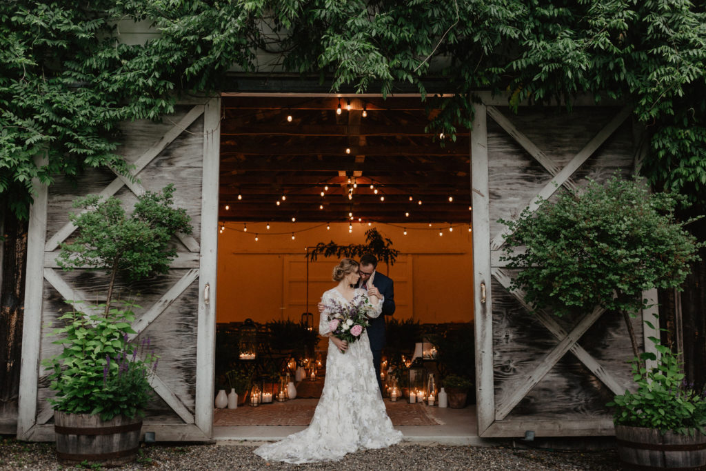 Vintage Farm Wedding | Backyard Garden Wedding