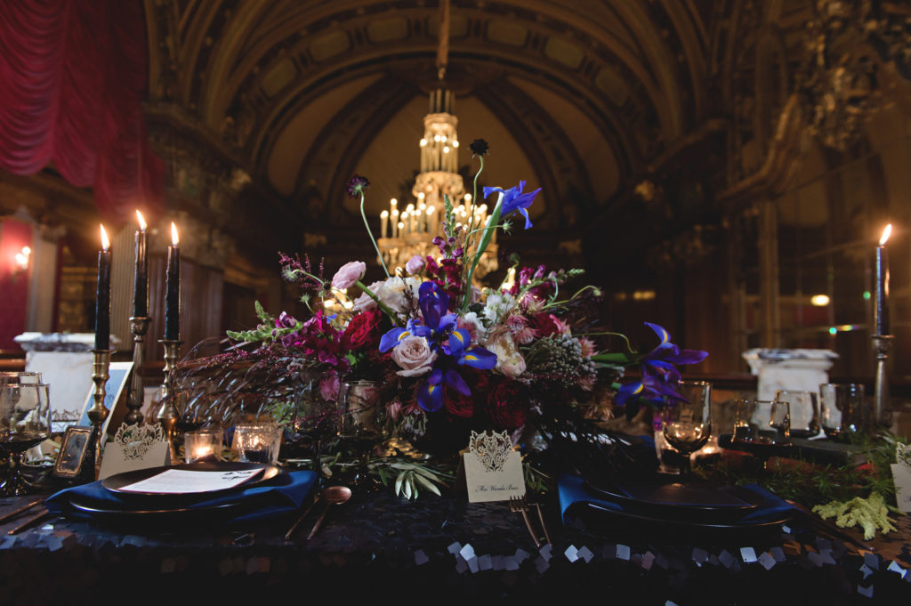 Vintage Gothic Wedding Flowers