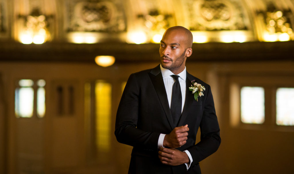 Vintage Groom | 1920s Style Wedding Seattle