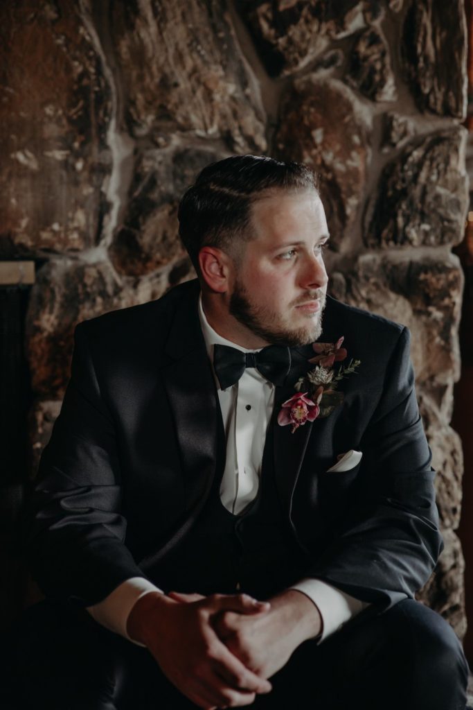 Vintage Groom | Industrial Wedding California