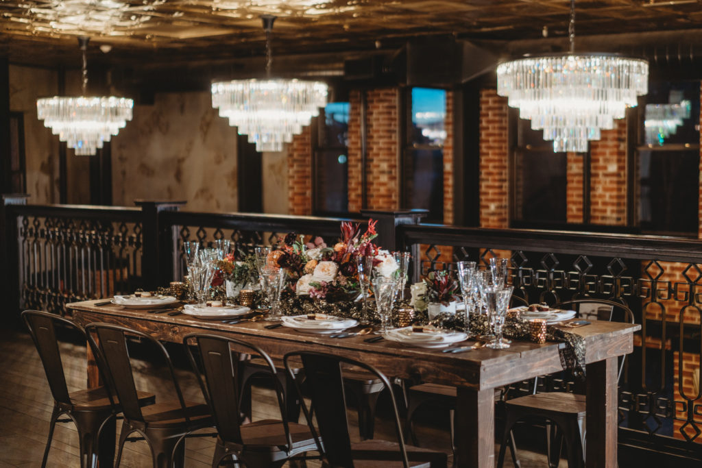 Vintage Industrial Art Deco Wedding Venue