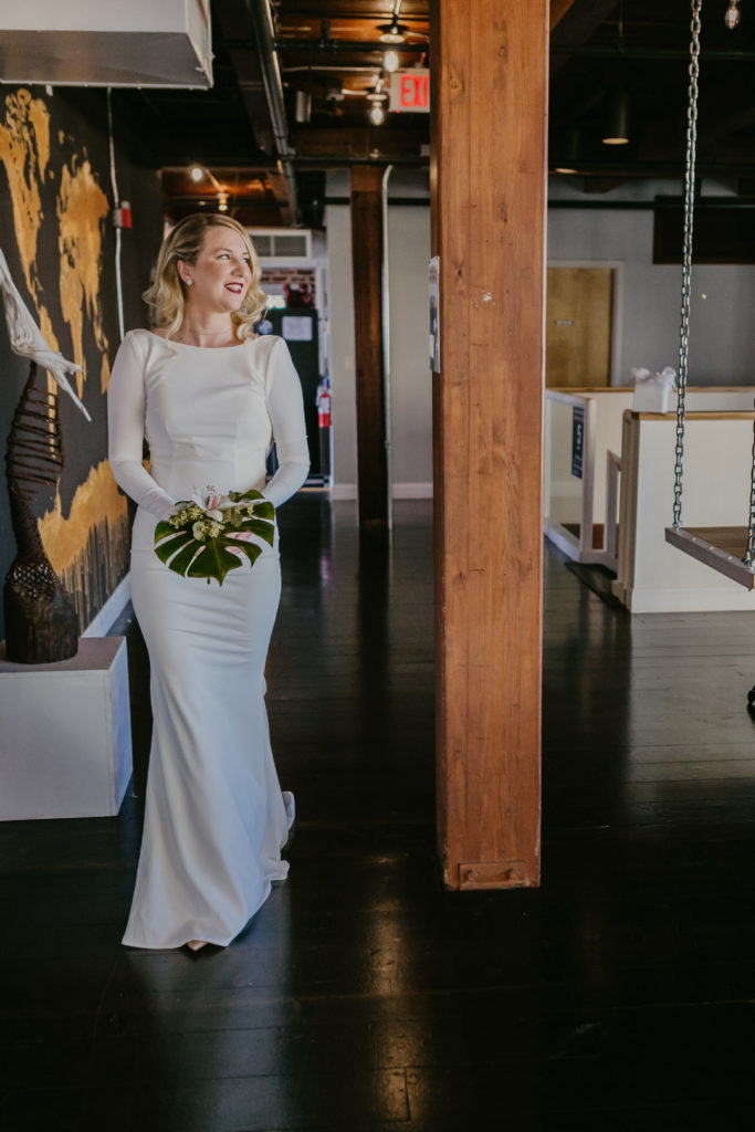 Vintage Industrial Bride Florida Wedding